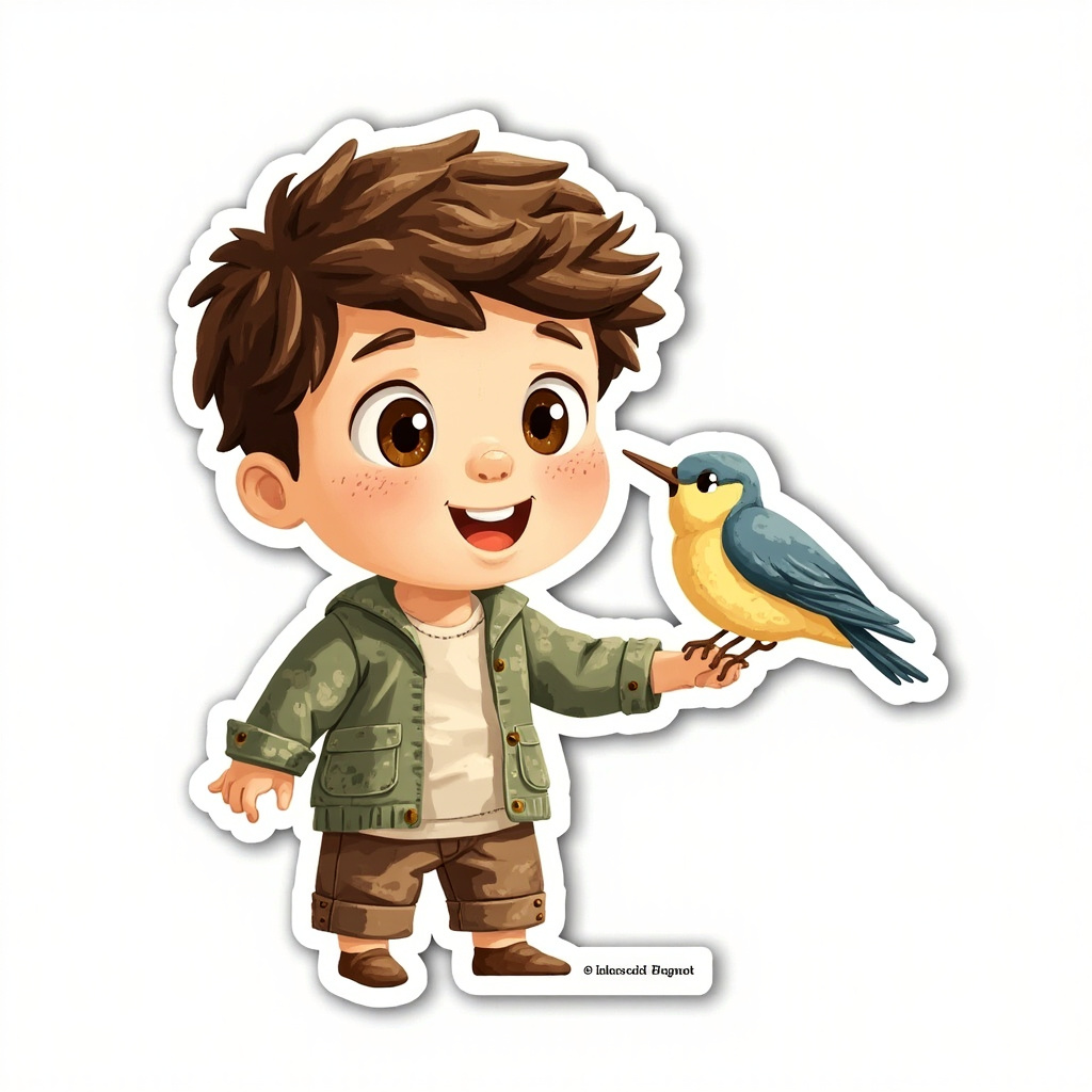 Rubén y el Pajarito Valiente del Jardín