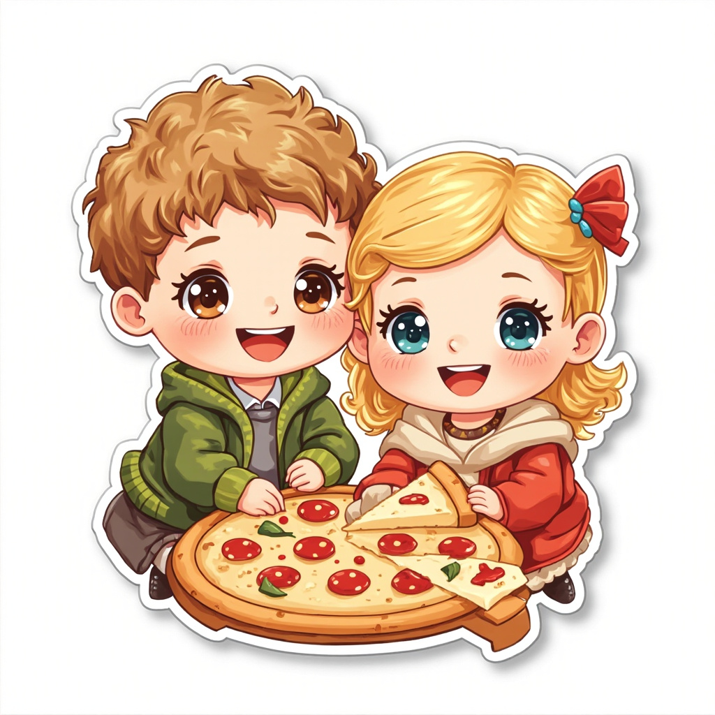 🍕 Волшебная Пицца для Сладких Снов Ивана и Александры