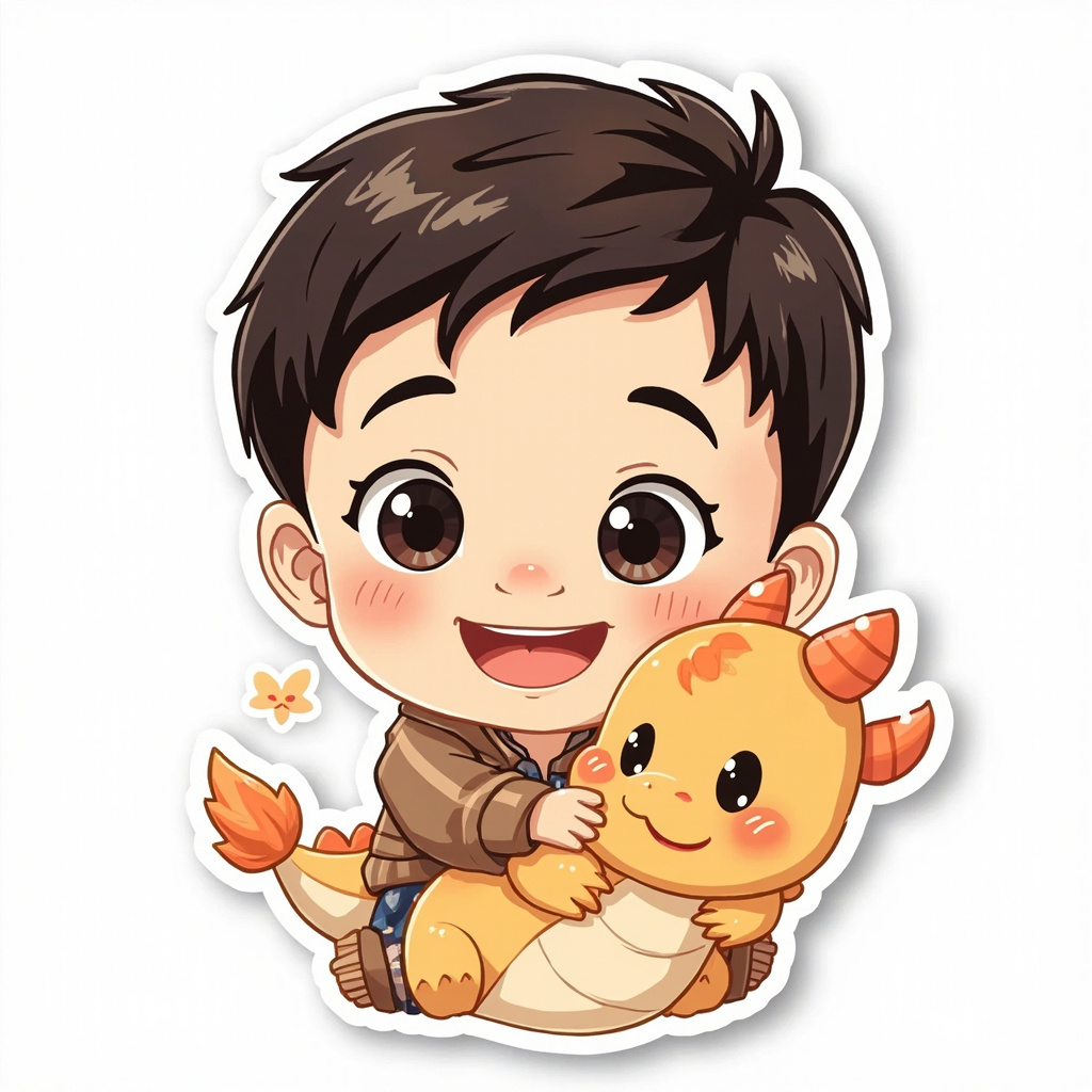 💖 Diego y su Amigo Dragón de la Noche