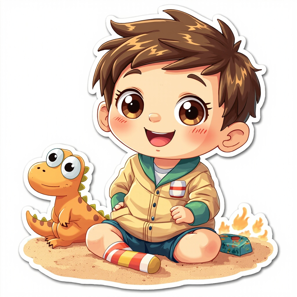 🦖 Aritz y los Dinosaurios en la Playa