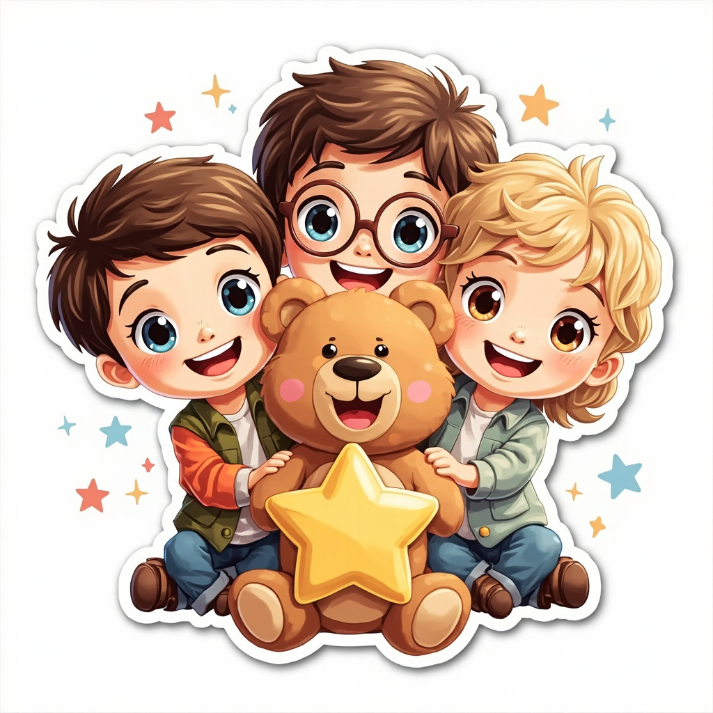 ✨ El Misterio de la Galleta Estrella y el Corazón Generoso de los Hermanos