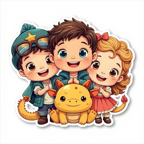 ✨ El Susurro Brillante del Dragón: Una Noche de Curiosidad para Gonzalito, Juanito y Carolinita