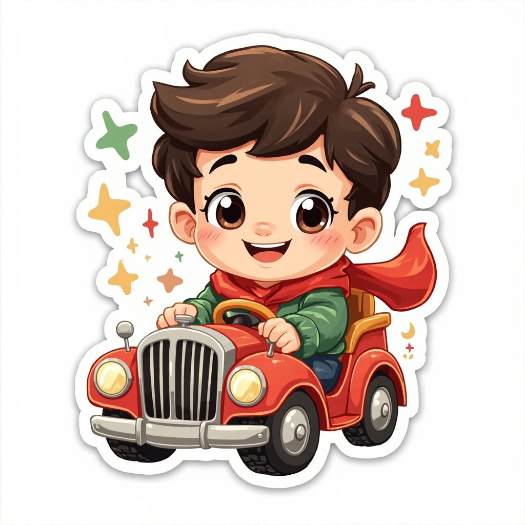 🚗 El Dulce Viaje de Nicolás: Un Cuento para Soñar con Ruedas