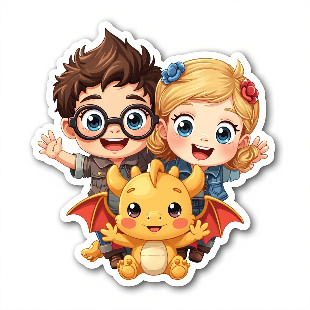 ✨ El Secreto Brillante que Compartieron los Hermanos con el Pequeño Dragón