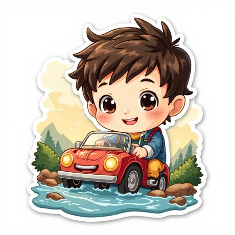 🚗 El Valiente Viaje de Emilio y su Coche Rojo